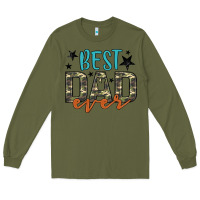 Army Green best dad ever Long Sleeve Tee - Artiststas