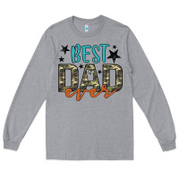 Heather Grey best dad ever Long Sleeve Tee - Artiststas