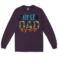 Plum best dad ever Long Sleeve Tee - Artiststas