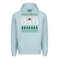 Blue Mist feliz navi dad ugly christmas sweater funny spanish xmas pun gift for Premium Hoodie - linhVisuals