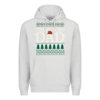 Dove Grey feliz navi dad ugly christmas sweater funny spanish xmas pun gift for Premium Hoodie - linhVisuals