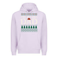 Lilac feliz navi dad ugly christmas sweater funny spanish xmas pun gift for Premium Hoodie - linhVisuals