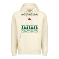 Sandshell feliz navi dad ugly christmas sweater funny spanish xmas pun gift for Premium Hoodie - linhVisuals