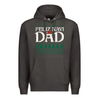 Smoke feliz navi dad ugly christmas sweater funny spanish xmas pun gift for Premium Hoodie - linhVisuals