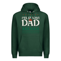 Sports Green feliz navi dad ugly christmas sweater funny spanish xmas pun gift for Premium Hoodie - linhVisuals