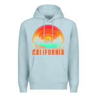 Blue Mist california t  shirt california sunset vintage trees scenery t  shirt Premium Hoodie - linhVisuals