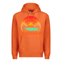 Carrot california t  shirt california sunset vintage trees scenery t  shirt Premium Hoodie - linhVisuals