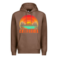 Chestnut california t  shirt california sunset vintage trees scenery t  shirt Premium Hoodie - linhVisuals