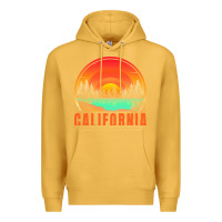 Mustard california t  shirt california sunset vintage trees scenery t  shirt Premium Hoodie - linhVisuals
