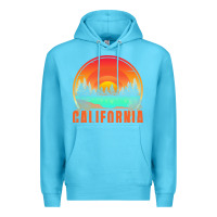Ocean Blue california t  shirt california sunset vintage trees scenery t  shirt Premium Hoodie - linhVisuals