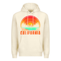 Sandshell california t  shirt california sunset vintage trees scenery t  shirt Premium Hoodie - linhVisuals