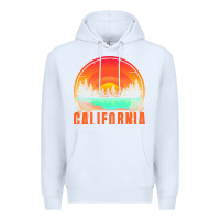 White california t  shirt california sunset vintage trees scenery t  shirt Premium Hoodie - linhVisuals