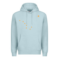 Blue Mist flag of alaska Premium Hoodie - linhVisuals