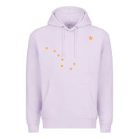 Lilac flag of alaska Premium Hoodie - linhVisuals