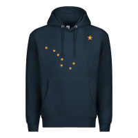 Navy flag of alaska Premium Hoodie - linhVisuals
