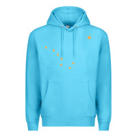 Ocean Blue flag of alaska Premium Hoodie - linhVisuals