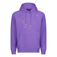 Purple flag of alaska Premium Hoodie - linhVisuals
