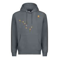 Rock flag of alaska Premium Hoodie - linhVisuals