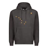 Smoke flag of alaska Premium Hoodie - linhVisuals