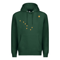 Sports Green flag of alaska Premium Hoodie - linhVisuals