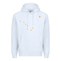 White flag of alaska Premium Hoodie - linhVisuals