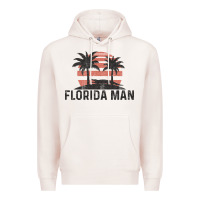 Pale Pink florida man state funny meme vintage palm trees and sunset retro sun Premium Hoodie - linhVisuals
