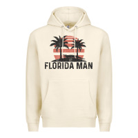 Tofu florida man state funny meme vintage palm trees and sunset retro sun Premium Hoodie - linhVisuals