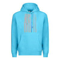 Ocean Blue fishing american flag vintage fishing rod patriotic 4ht of july gift f Premium Hoodie - linhVisuals