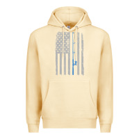 Pina Colada fishing american flag vintage fishing rod patriotic 4ht of july gift f Premium Hoodie - linhVisuals