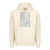 Tofu fishing american flag vintage fishing rod patriotic 4ht of july gift f Premium Hoodie - linhVisuals