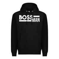 Black boss man Premium Hoodie - linhVisuals