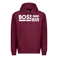 Burgundy boss man Premium Hoodie - linhVisuals