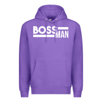 Purple boss man Premium Hoodie - linhVisuals
