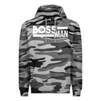 Slate Camo boss man Premium Hoodie - linhVisuals