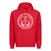 Red great seal of the navajo nation faded style design Premium Hoodie - linhVisuals