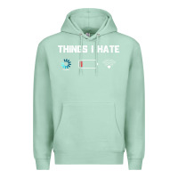 Seafoam funny things i hate low battery and wifi connection Premium Hoodie - linhVisuals