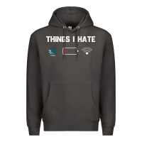 Smoke funny things i hate low battery and wifi connection Premium Hoodie - linhVisuals