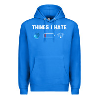 True Royal funny things i hate low battery and wifi connection Premium Hoodie - linhVisuals