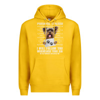 Lemon funny yorkie personal stalker yorkshire terrier  dog i will follow you Premium Hoodie - linhVisuals