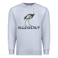 Heather Grey allegedly Premium Sweatshirt - Bettercallsaul