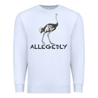 White allegedly Premium Sweatshirt - Bettercallsaul