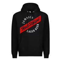 Black jamaica red stripe lager beer Premium Hoodie - linhVisuals