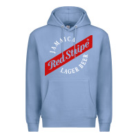 Colony Blue jamaica red stripe lager beer Premium Hoodie - linhVisuals