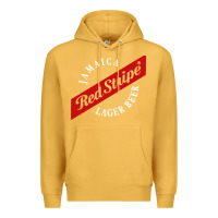 Mustard jamaica red stripe lager beer Premium Hoodie - linhVisuals