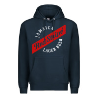 Navy jamaica red stripe lager beer Premium Hoodie - linhVisuals