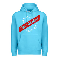 Ocean Blue jamaica red stripe lager beer Premium Hoodie - linhVisuals