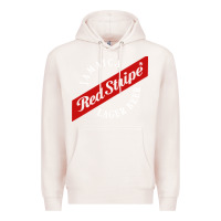 Pale Pink jamaica red stripe lager beer Premium Hoodie - linhVisuals