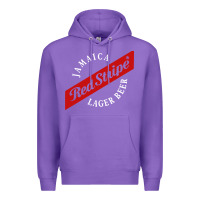 Purple jamaica red stripe lager beer Premium Hoodie - linhVisuals