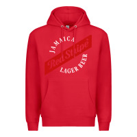 Red jamaica red stripe lager beer Premium Hoodie - linhVisuals