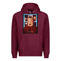 Burgundy home alone kevin Premium Hoodie - linhVisuals